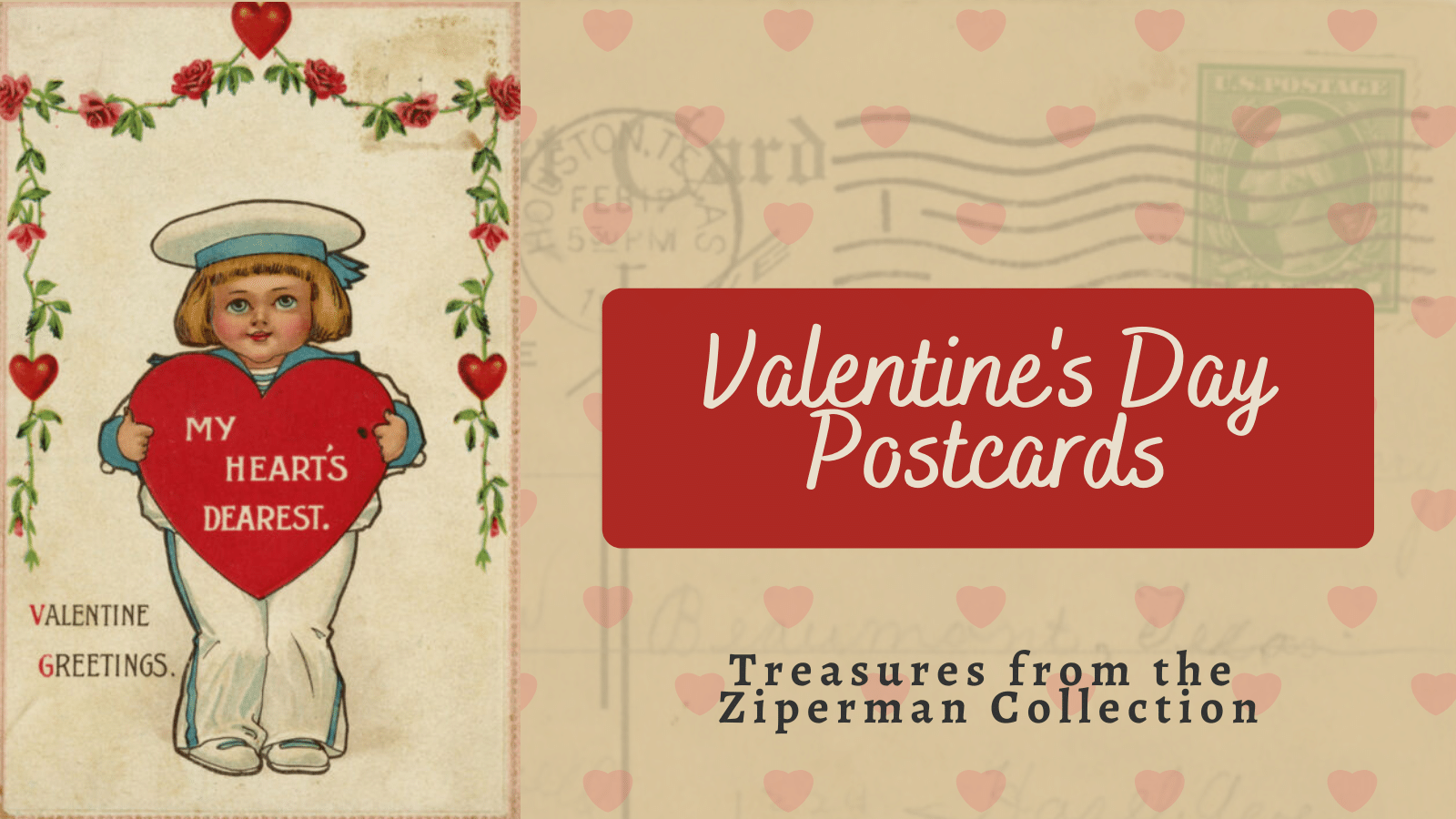 Vintage Valentine's cards are popular with collectors