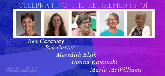 Celebrating the retirements of the library faculty and staff