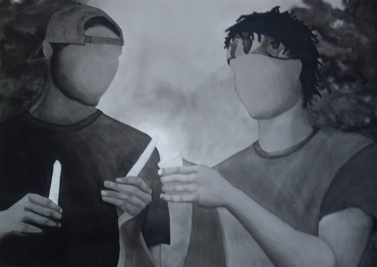 Black Lives Matter: we are running out of candles, ink and charcoal on watercolor paper