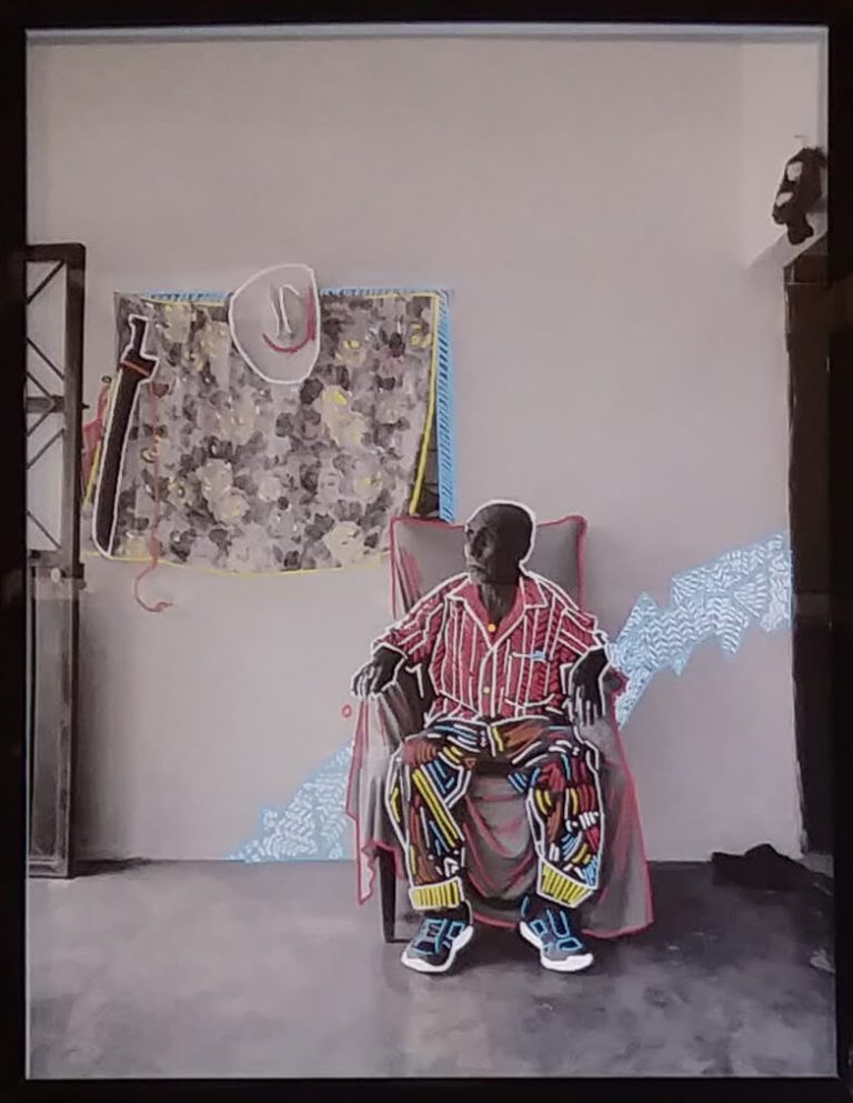 Eterno, Paint pens on digital inkjet print