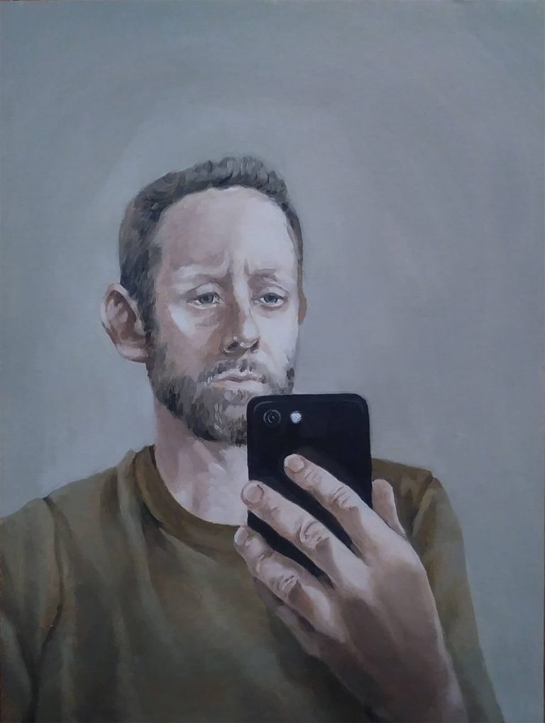 Father Figure, Oil on Canvas