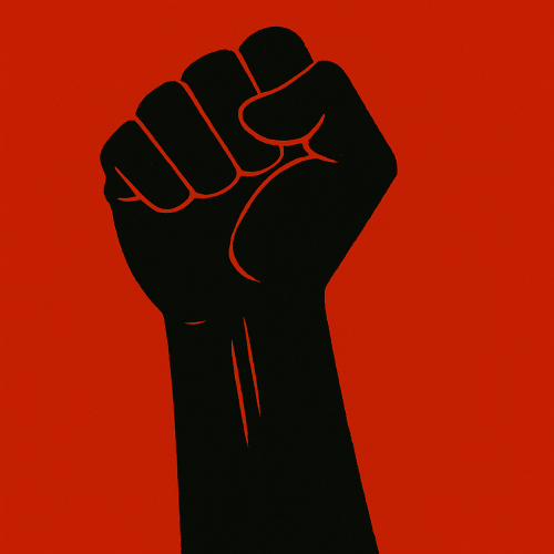 Power to the People Graphic Revolutionary Rhetoric Illustration