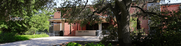 Outside of Coates Library