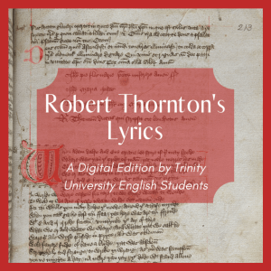Robert Thornton's Lyrics