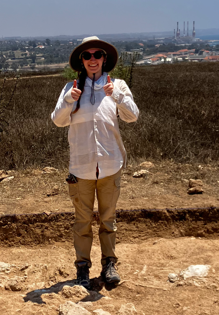 McDonald working in the field